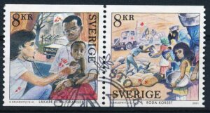 Sverige AFA 2171+2172 Stemplet