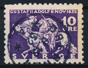 Sverige AFA 217B Stemplet