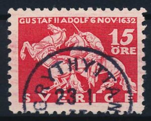 Sverige AFA 218B Stemplet