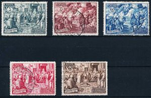 Vatikanet AFA 205-209 Stemplet