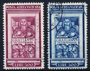 Vatikanet AFA 210-211 Stemplet