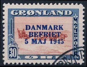 Grønland AFA 22 Stemplet
