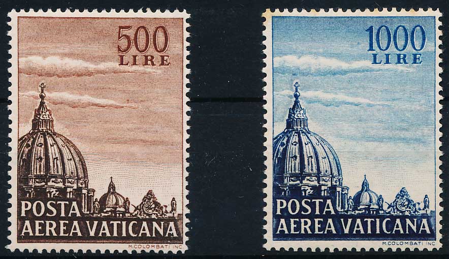 Vatikanet AFA 231-232 Postfrisk