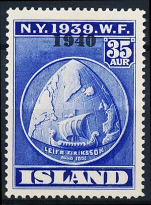 Island AFA 220 Postfrisk