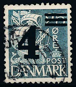 Danmark AFA 221x Stemplet