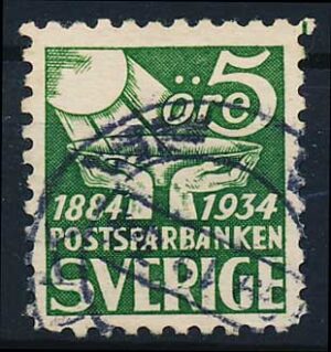 Sverige AFA 221B Stemplet