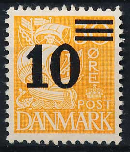 Danmark AFA 222z Postfrisk