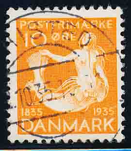 Danmark AFA 225 Stemplet