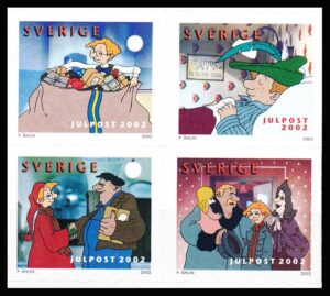 Sverige AFA 2255-2258 4-Blok Postfrisk