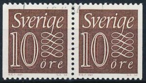 Sverige AFA 525Cv+525Ch Stemplet