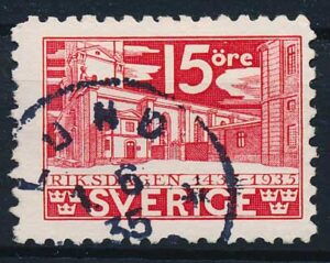 Sverige AFA 227B Stemplet
