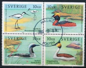 Sverige AFA 2299-2302 4-Blok Stemplet