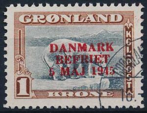 Grønland AFA 23 Stemplet