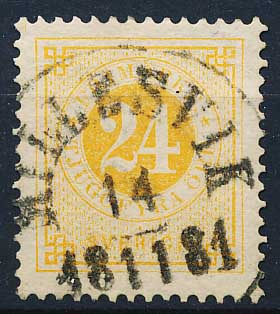 Sverige AFA 023 Stemplet
