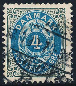 Danmark AFA 23Cy Stemplet
