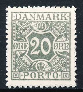 Danmark Portomærke AFA 23 Postfrisk