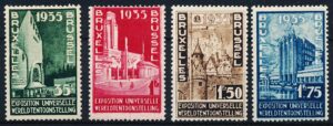 Belgien AFA 0377-380 Ubrugt