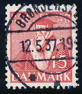 Danmark AFA 232 Stemplet