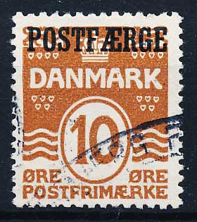 Danmark  Postfærge AFA 12a Stemplet
