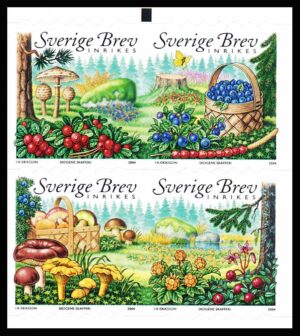 Sverige AFA 2342-2345 4-Blok Postfrisk