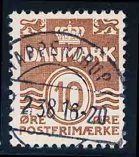 Danmark AFA 235 Stemplet