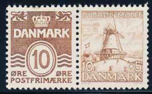 Danmark AFA 235+237 Parstykke Postfrisk