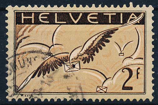 Schweiz AFA 252 Stemplet