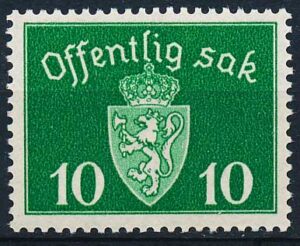 Norge Tjenestemærker AFA 024 Postfrisk