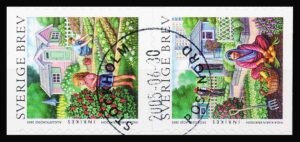 Sverige AFA 2401+2403 Stemplet