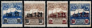San Marino Afa 117-120 Ubrugt