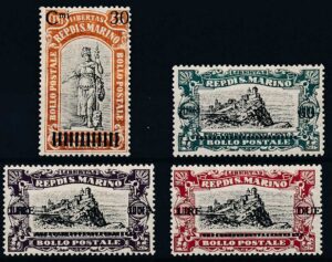 San Marino Afa 101-104 Ubrugt