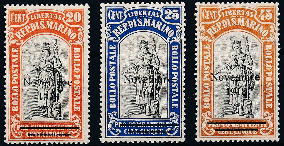 San Marino Afa 061-63 Postfrisk