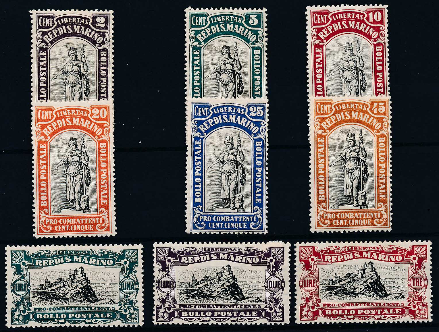 San Marino Afa 052-60 Ubrugt