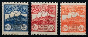 San Marino Afa 038-40 Ubrugt (Kopier)