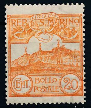 San Marino Afa 037 Ubrugt