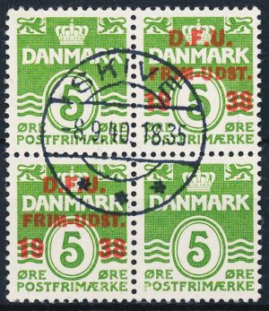 Danmark AFA 245+199a 4-Blok Stemplet