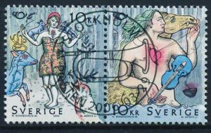 Sverige AFA 2451+2452 Stemplet