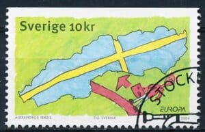 Sverige AFA 2459Co Stemplet