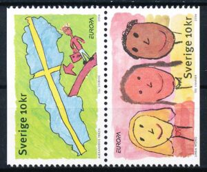 Sverige AFA 2459Co+2460Cn Postfrisk