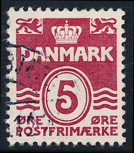 Danmark AFA 246y Stemplet