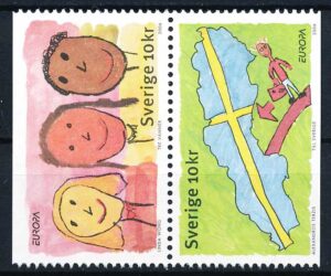 Sverige AFA 2460Co+2459Cn Postfrisk