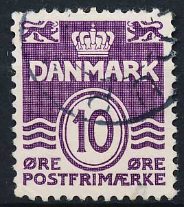 Danmark AFA 248x Stemplet