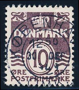 Danmark AFA 248b Stemplet