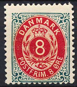 Danmark AFA 25B Ubrugt