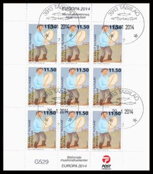 Grønland Småark AFA 25 Stemplet