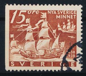 Sverige AFA 251Cv Stemplet
