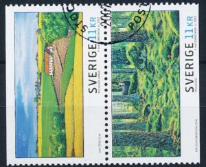 Sverige AFA 2524Co+2526Cn Stemplet