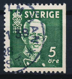 Sverige AFA 255Ch Stemplet