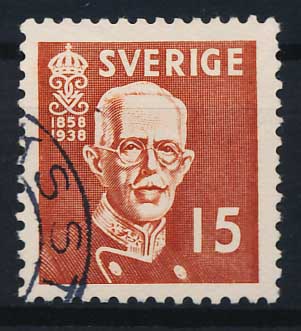 Sverige AFA 256B Stemplet