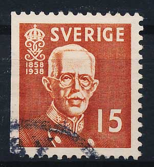 Sverige AFA 256Cv Stemplet